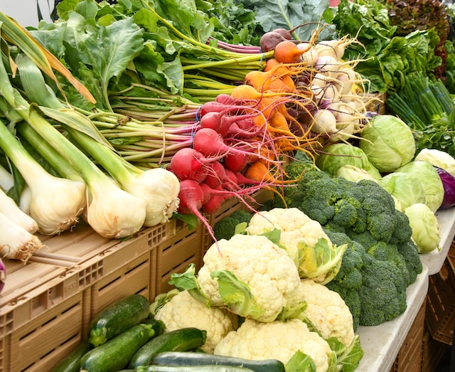 Des légumes à vendre